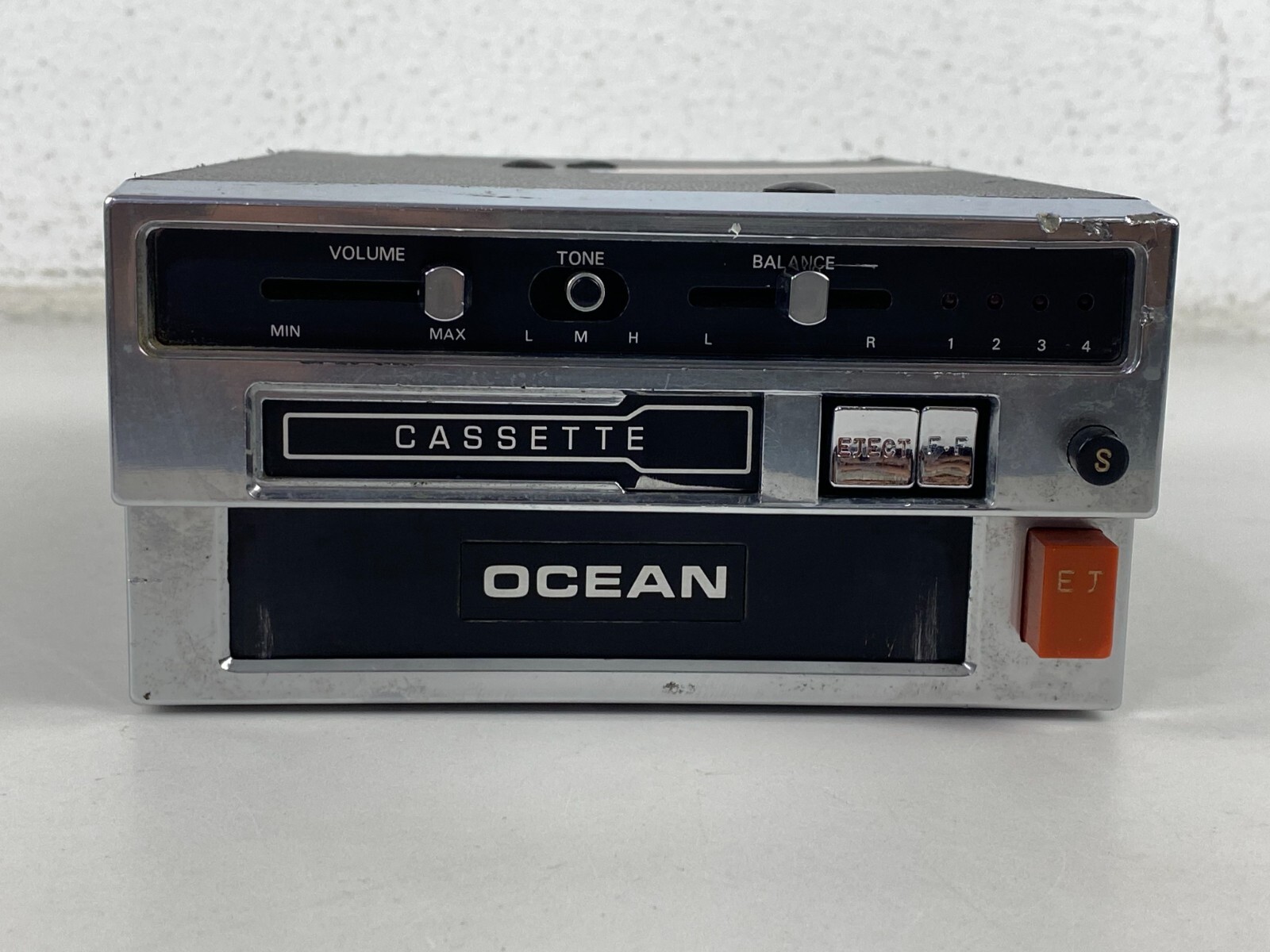 Vintage Ocean 8-track Car cassette player Japan