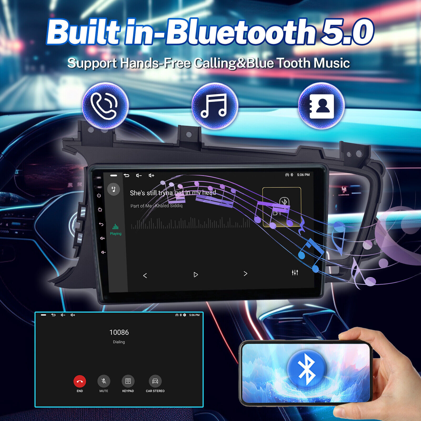 Carplay FM/RDS GPS SWC Daul USB with AHD Backup Camera For 2011-2013 Kia Optima