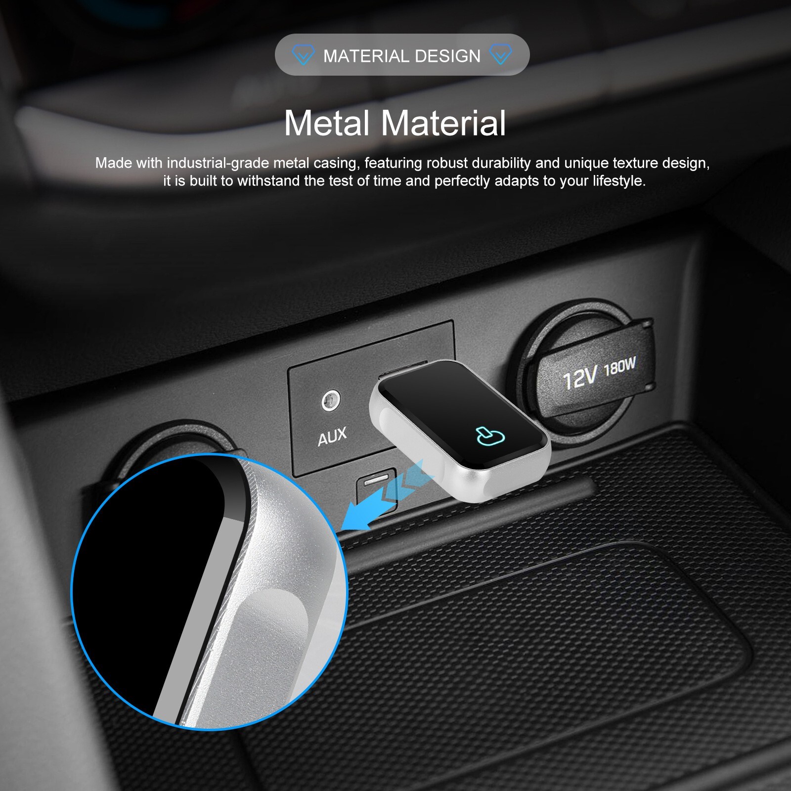 Wired to Wireless CarPlay & Android Auto Adapter – Plug & Play, Fast Connection