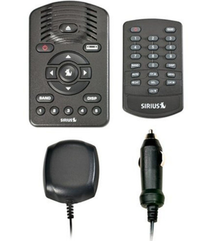 Sirius One SV1 Satellite Radio with Ca Kit OPEN BOX