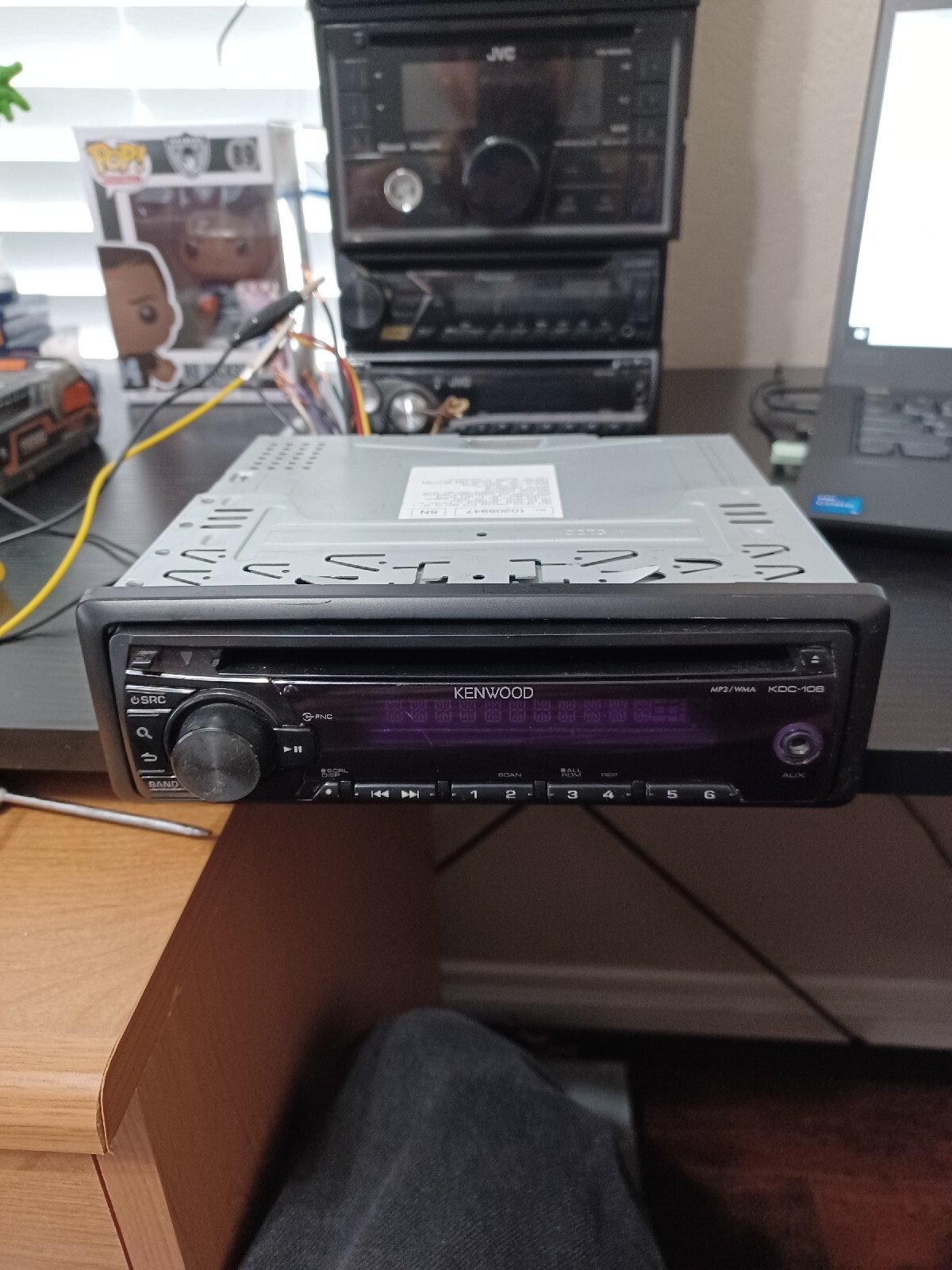 Kenwood KDC-MP108 CD Player In Dash Receiver