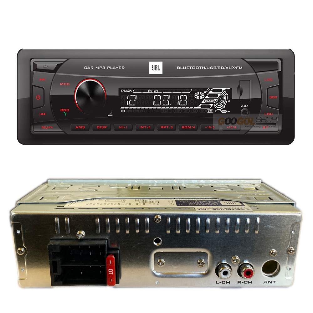JBL CAR STEREO SINGLE DIN FM RADIO & KIT WIRE HARNESS FOR 2009-2013 MAZDA 6