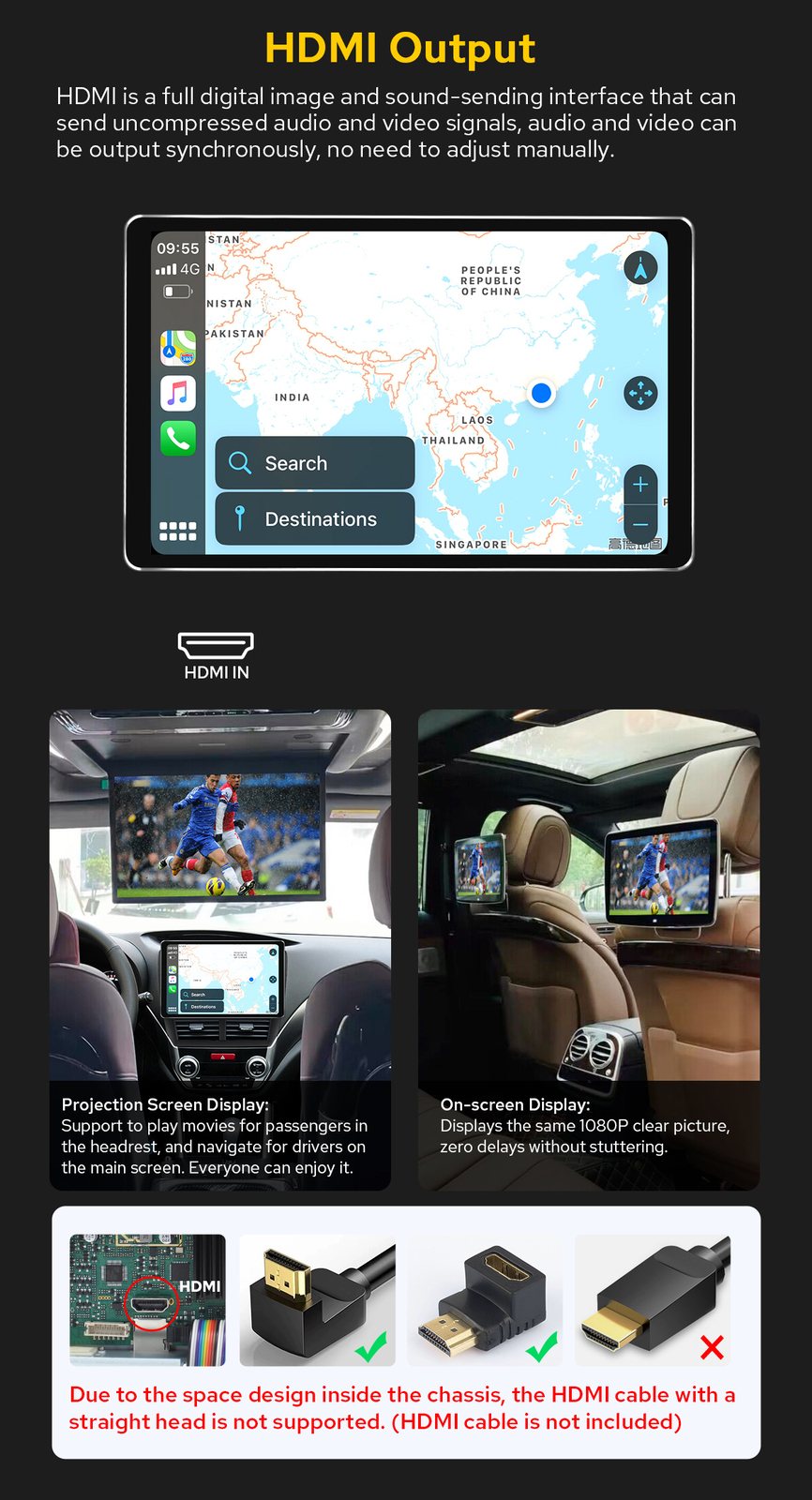 Plug and Play 10.1 Inch 1280X800 Touch Screen For Subaru Forester WRX 2008-2012