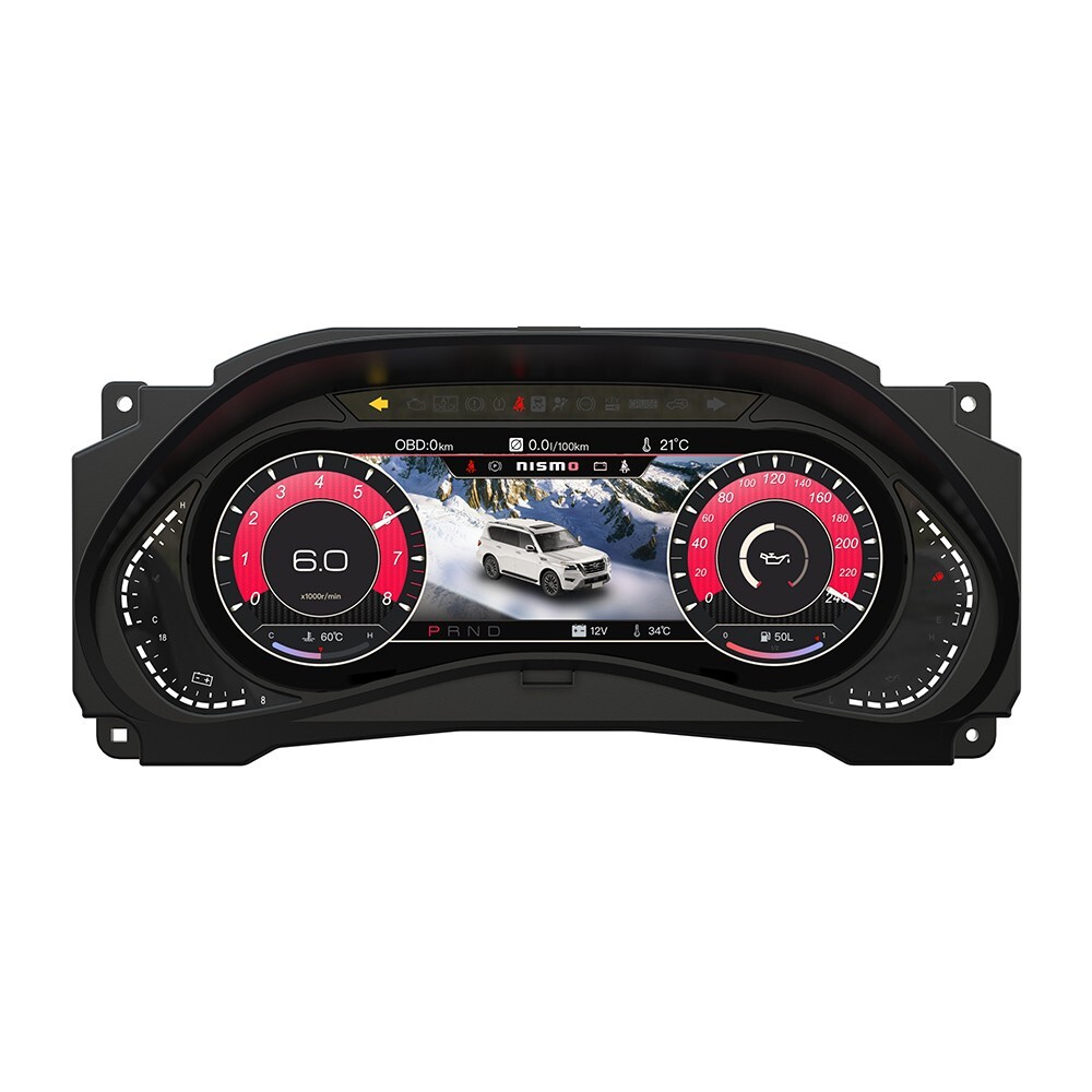 LCD Digital Cluster Speedometer Instrument Upgrage for Nissan Armada Y62 12-23