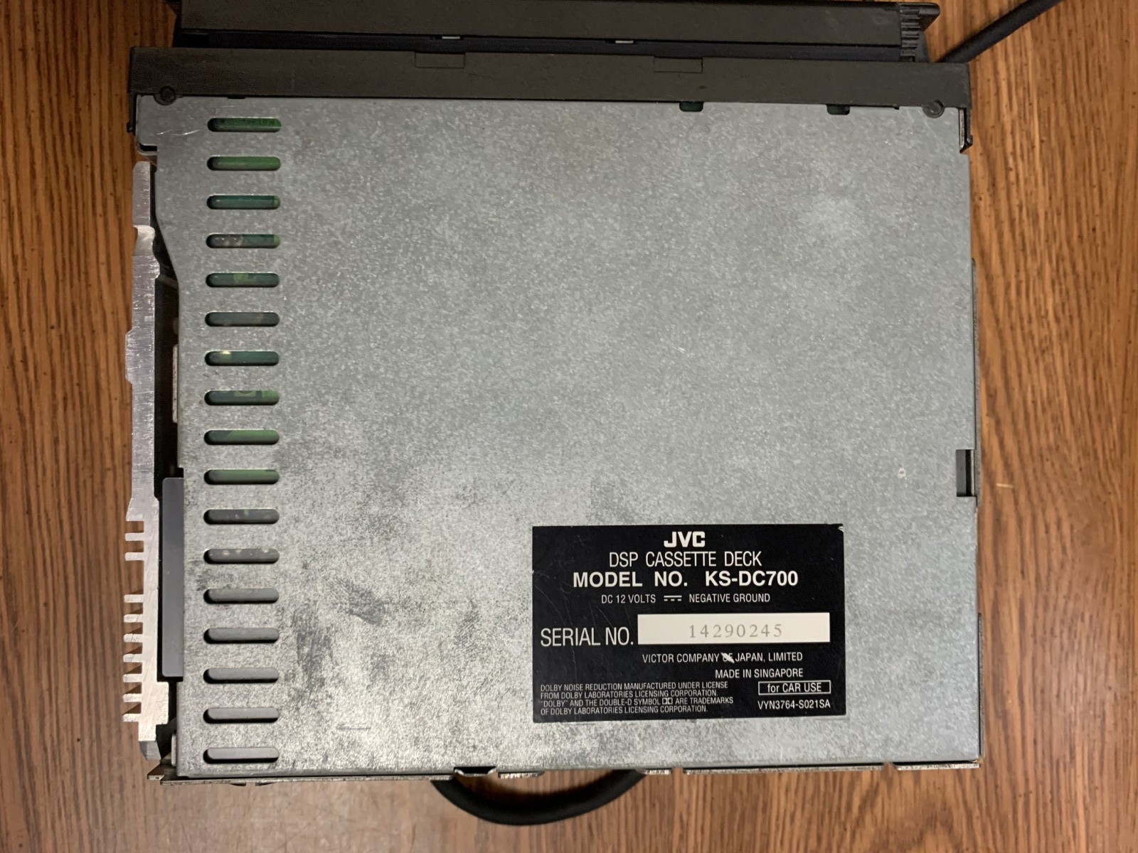 JVC KS-DC700 CASSETTE With Spectrum analyzer display