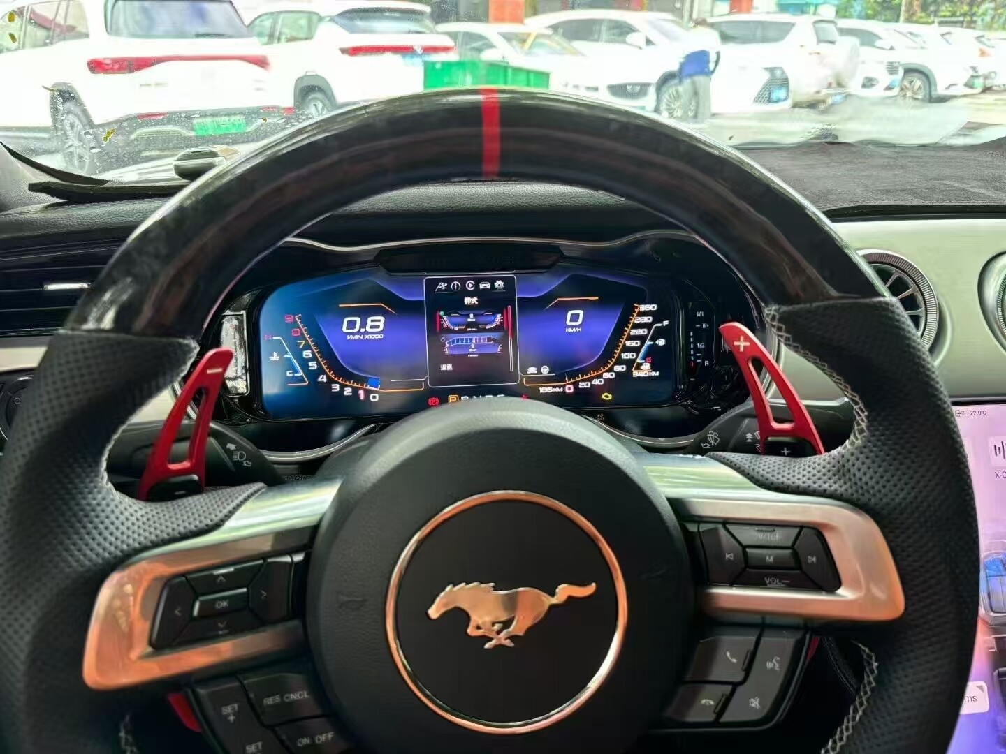 12.3″ LCD Digital Instrument Cluster for Ford Mustang 2015-2021 Dashboard Update