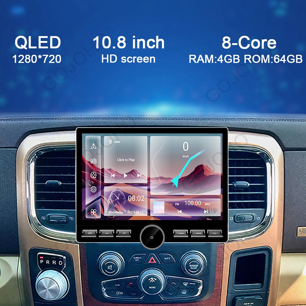 For Honda CRV 2007-2011 Caro Radio 64G Stere GPS+Cam Navi WiFi Wireless Carplay