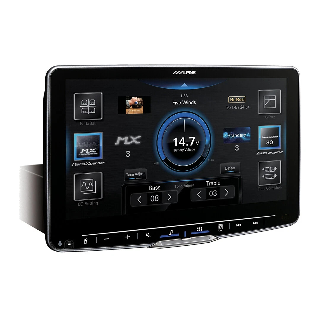 Alpine iLX-F511, Halo 11″ Floating Hi-Res Screen Multimedia Receiver w/ Wireless