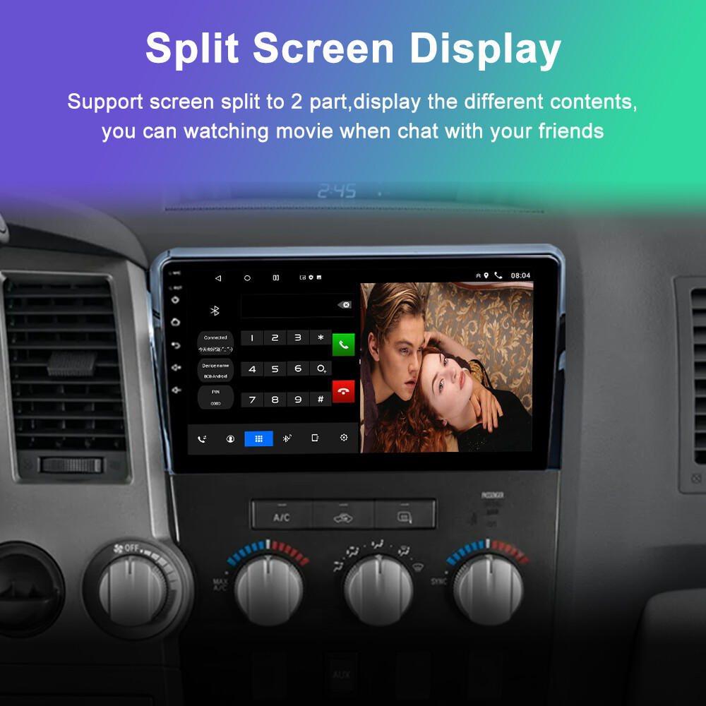 For Toyota Tundra 07-2013 Sequoia 2008-2019 Car Stereo GPS NAV Radio BT Android
