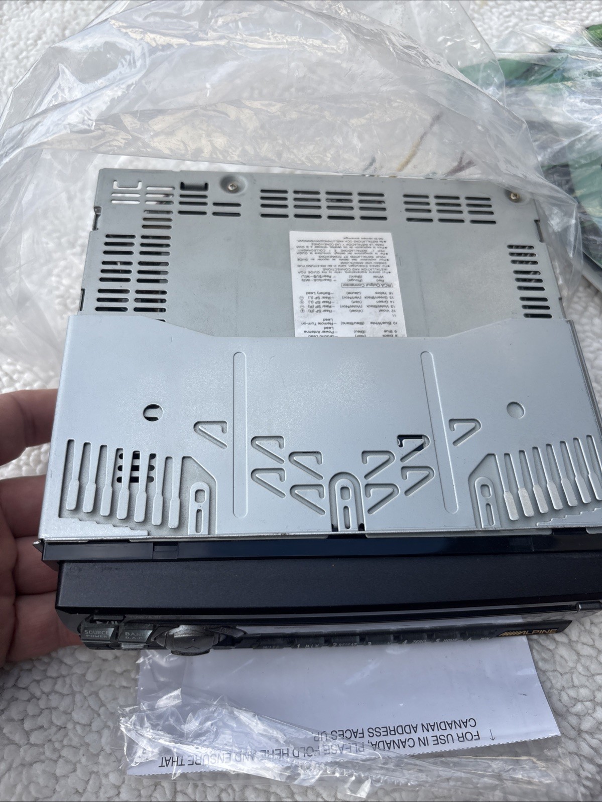 ALPINE CAR AUDIO STEREO CD IN DASH UNIT CDE-7856