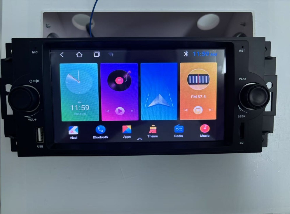 Radio Stereo Wireless Carplay GPS Maps Navi Touch Screen For Dodge Jeep Chrysler