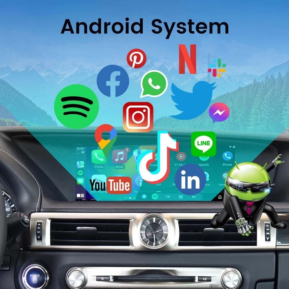 12.3″ For Lexus GS 2012-2020 Android 13 CarPlay Radio GPS 8+128GB Stereo