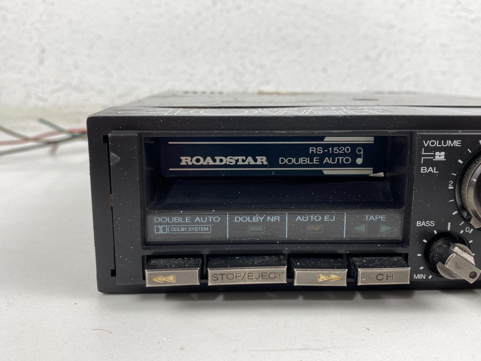 1980s Vintage Gold star RS-1520 Stereo Car Radio Cassette Japan