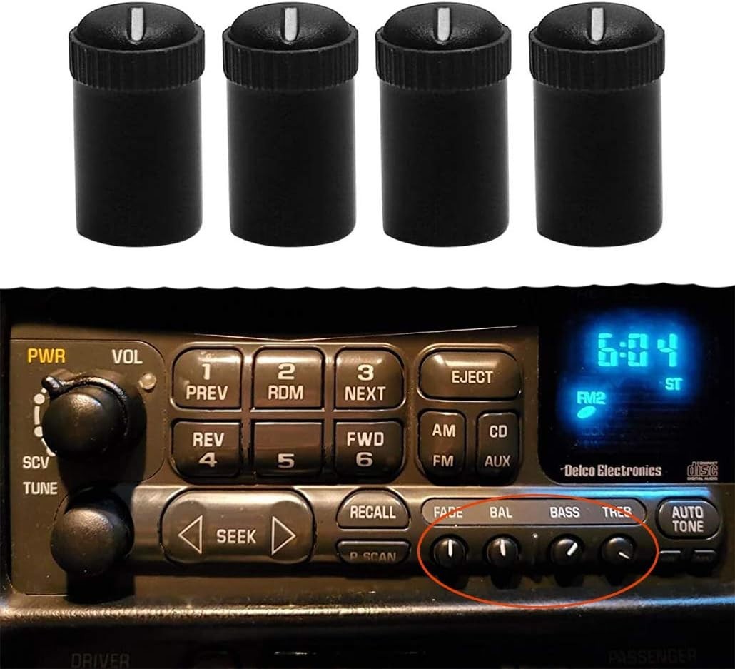 GM Speaker Control Knob Set – 16195412 [4 PCS]