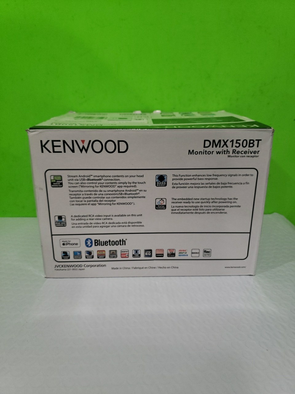 KENWOOD DMX150BT 6.8 Capacitive Touchscreen Digital Multimedia Receiver-OPEN BOX