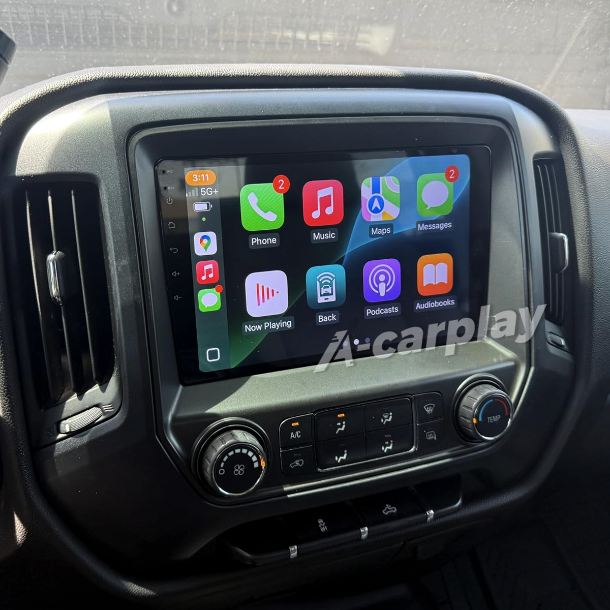 Carplay For 2014-2018 Chevrolet Silverado GMC Sierra Stereo Radio Car GPS Wifi