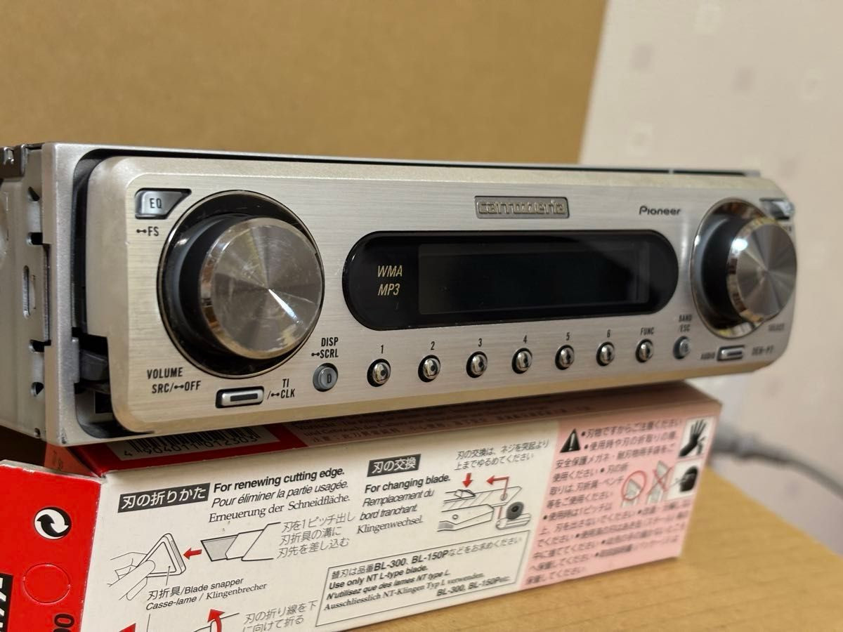 Pioneer Carrozzeria DEH-P7 1din Car Audio CD Player Tested Working Vary Good