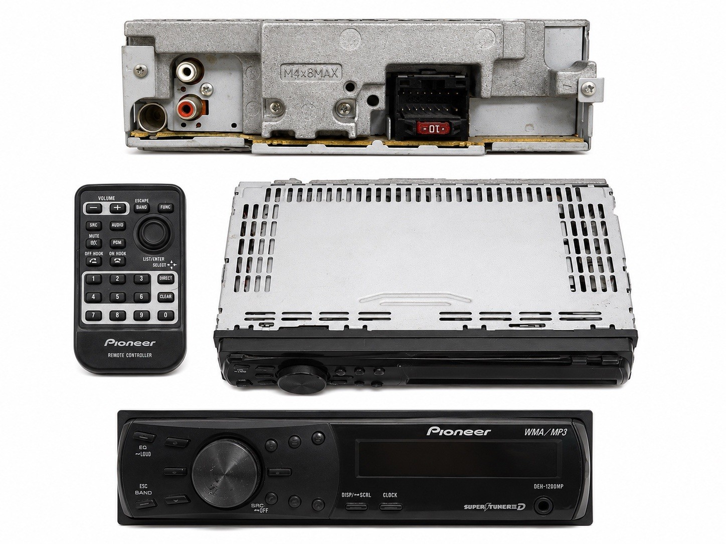 Pioneer DEH-1200MP CD Player AM FM WMA MP3 AUX Super Tuner3