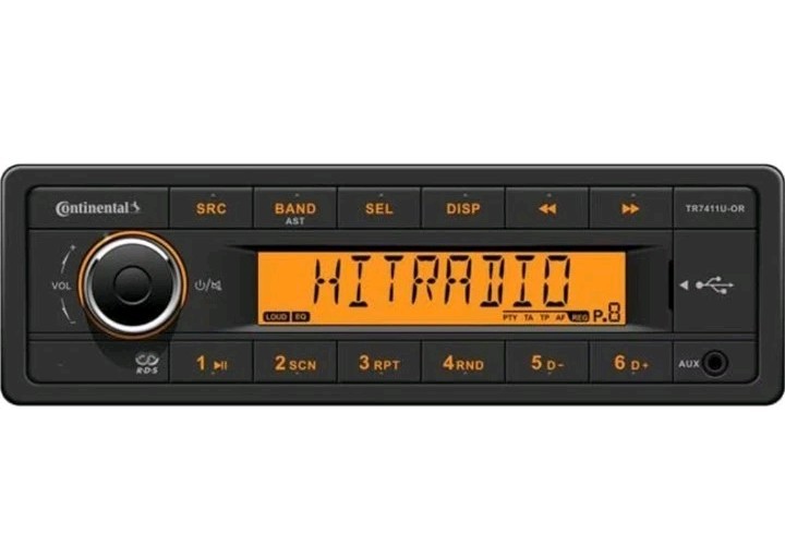 Continental Classic Car Stereo AM/FM/USB TR7411U-ORK