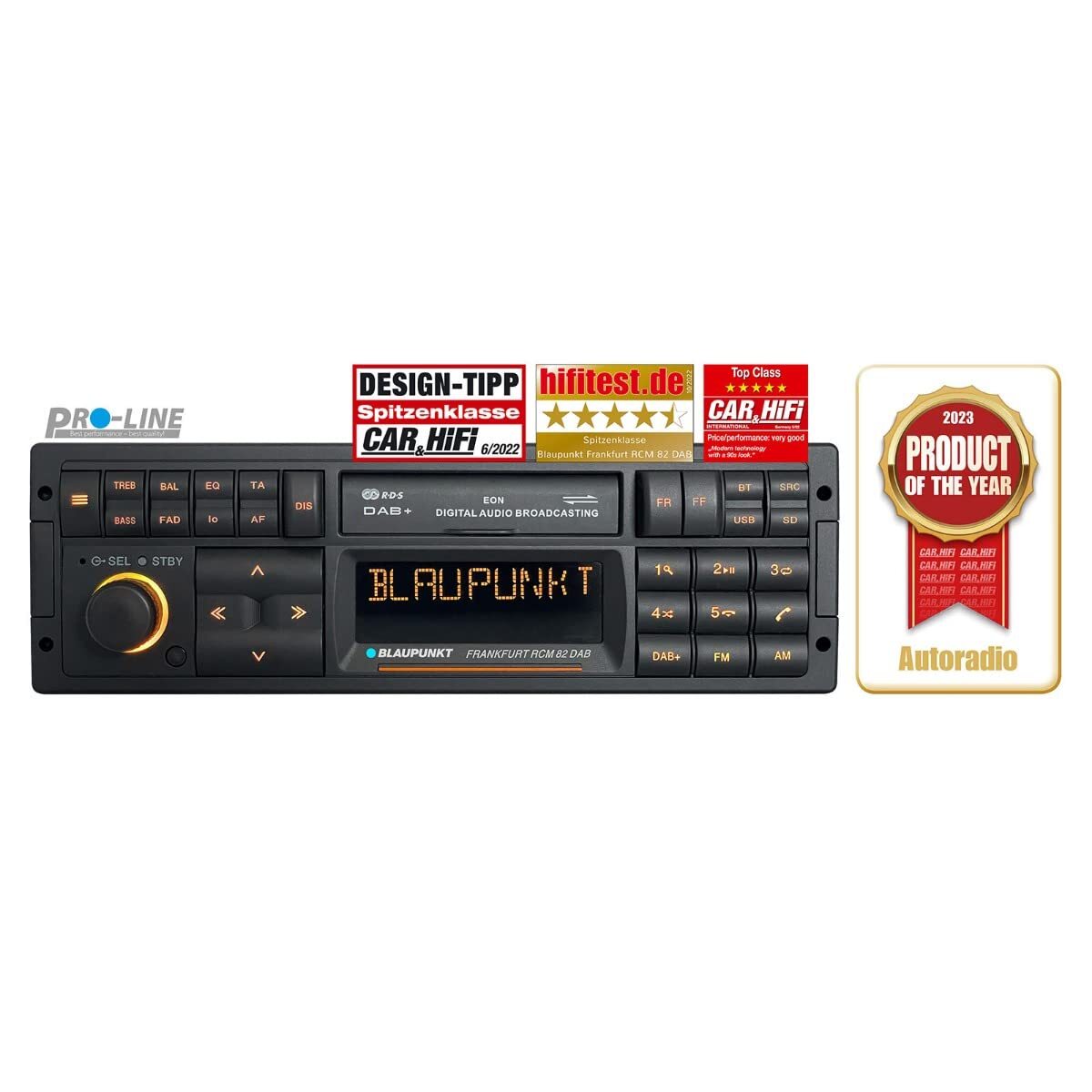Blaupunkt Frankfurt RCM 82 DAB Retro Style Car Bluetooth Radio BRAND NEW MODEL