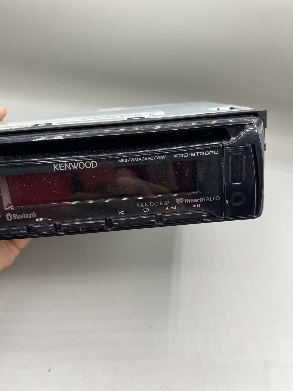 KENWOOD KDC-BT362U Bluetooth Untested Flaws Read