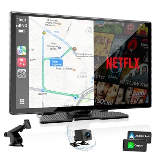 9” Carplay Screen with Net-Flix YouTube and AHD Backup Camera Upgraded
