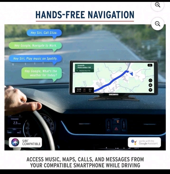 Car and Driver Intellidash Pro X10 Wireless Carplay, New, 10″ Touch Screen