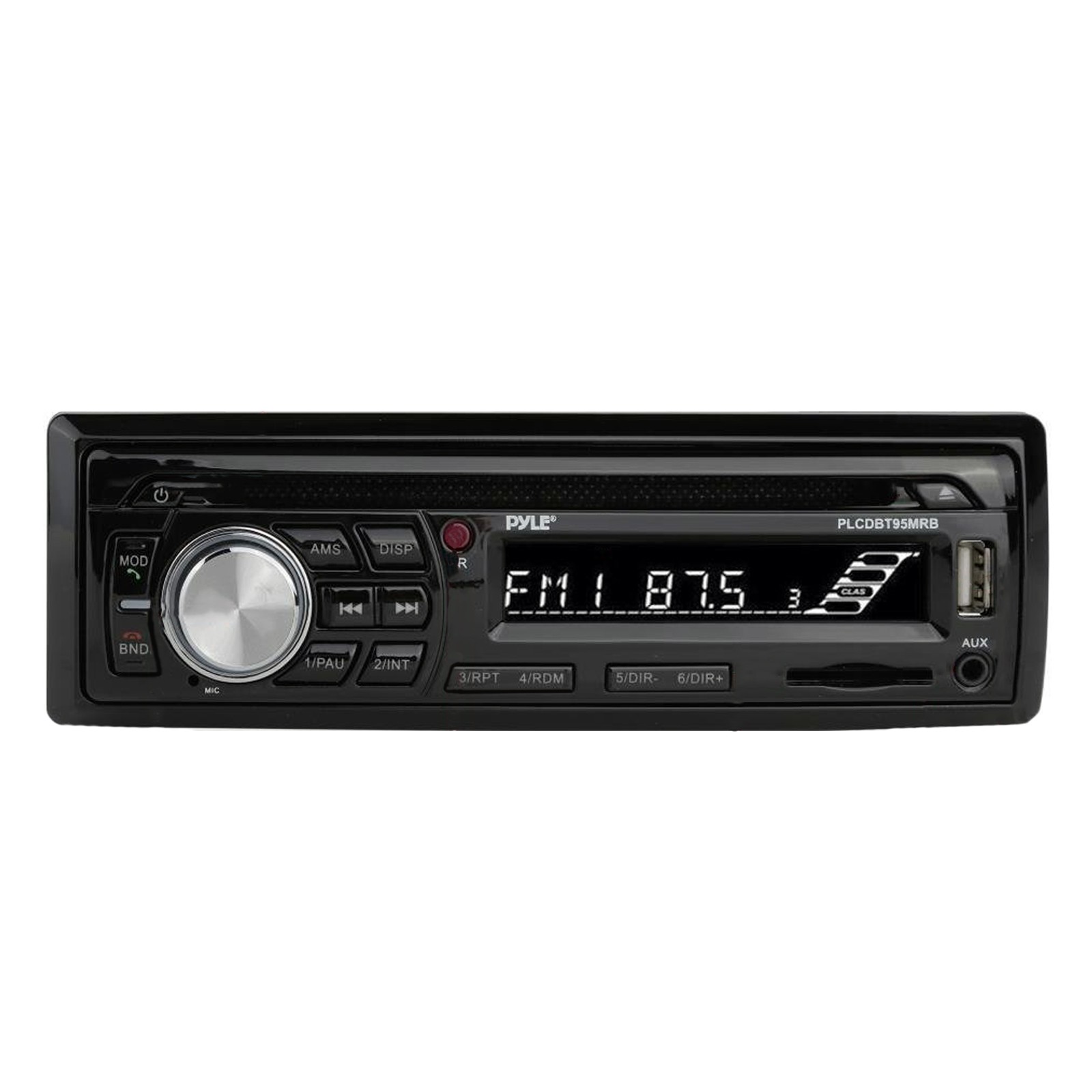 Pyle PLCDBT95 Marine Boat Yacht Stereo Receiver, 4x 5.25″ Speaker, 4CH Amplifier