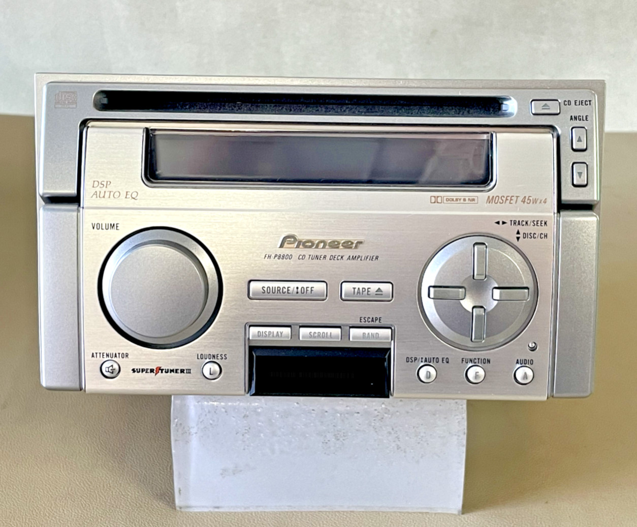 Old Schoo Pioneer FH-P8800 Motorized Face, Double-Size CD/Cassette Receiver, NOS