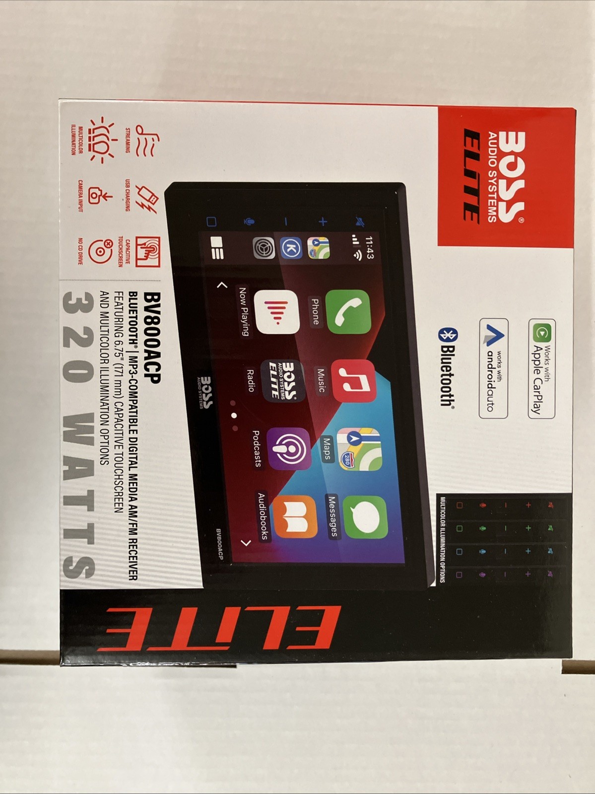 BOSS Audio Systems BV800ACP 6.75-Inch Car Video Receiver, Bluetooth, USB, And…