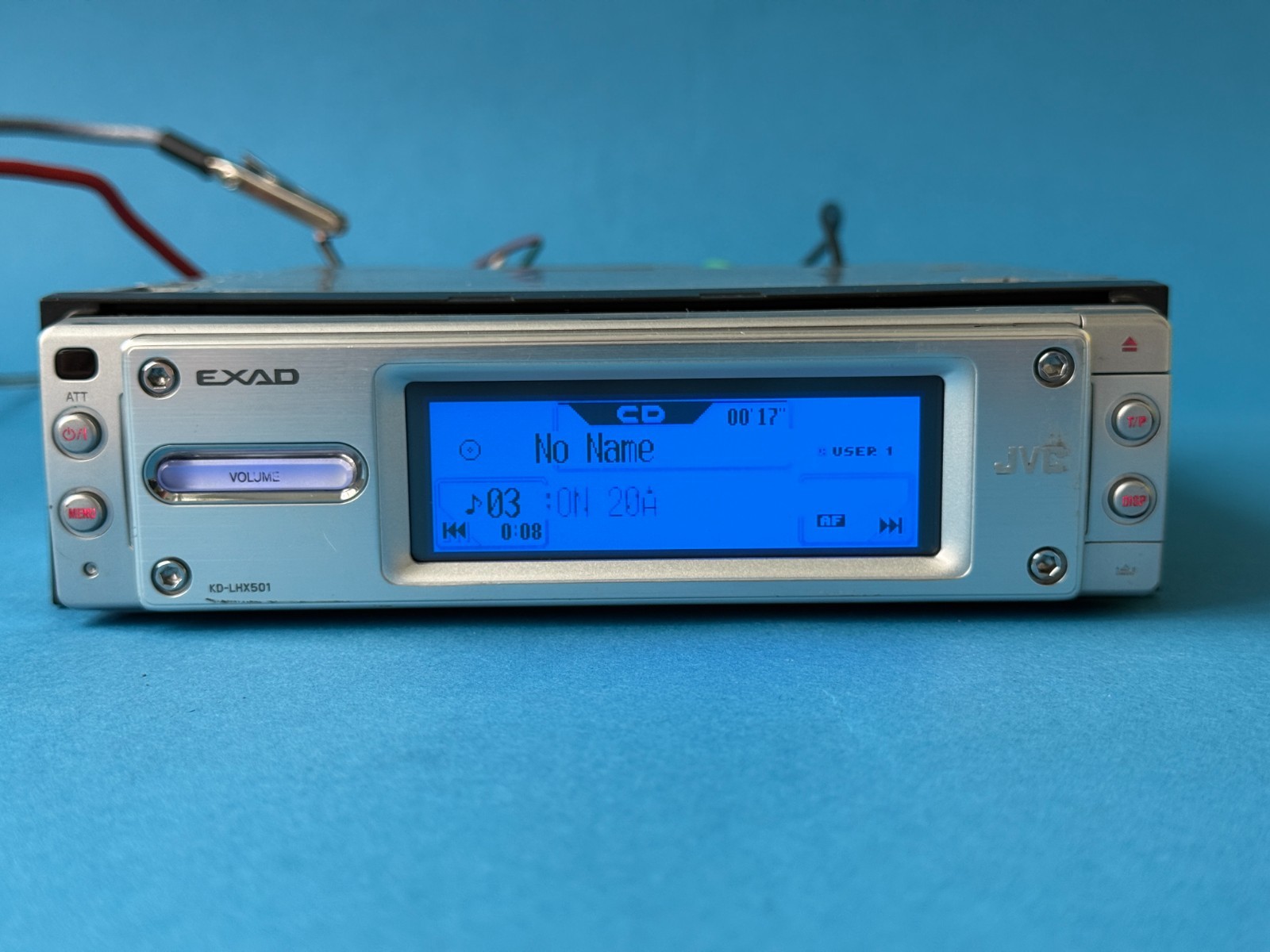 JVC KD-LHX501 Touchscreen Car Stereo CD MP3 Wma Receiver 1DIN Vintage Head Unit