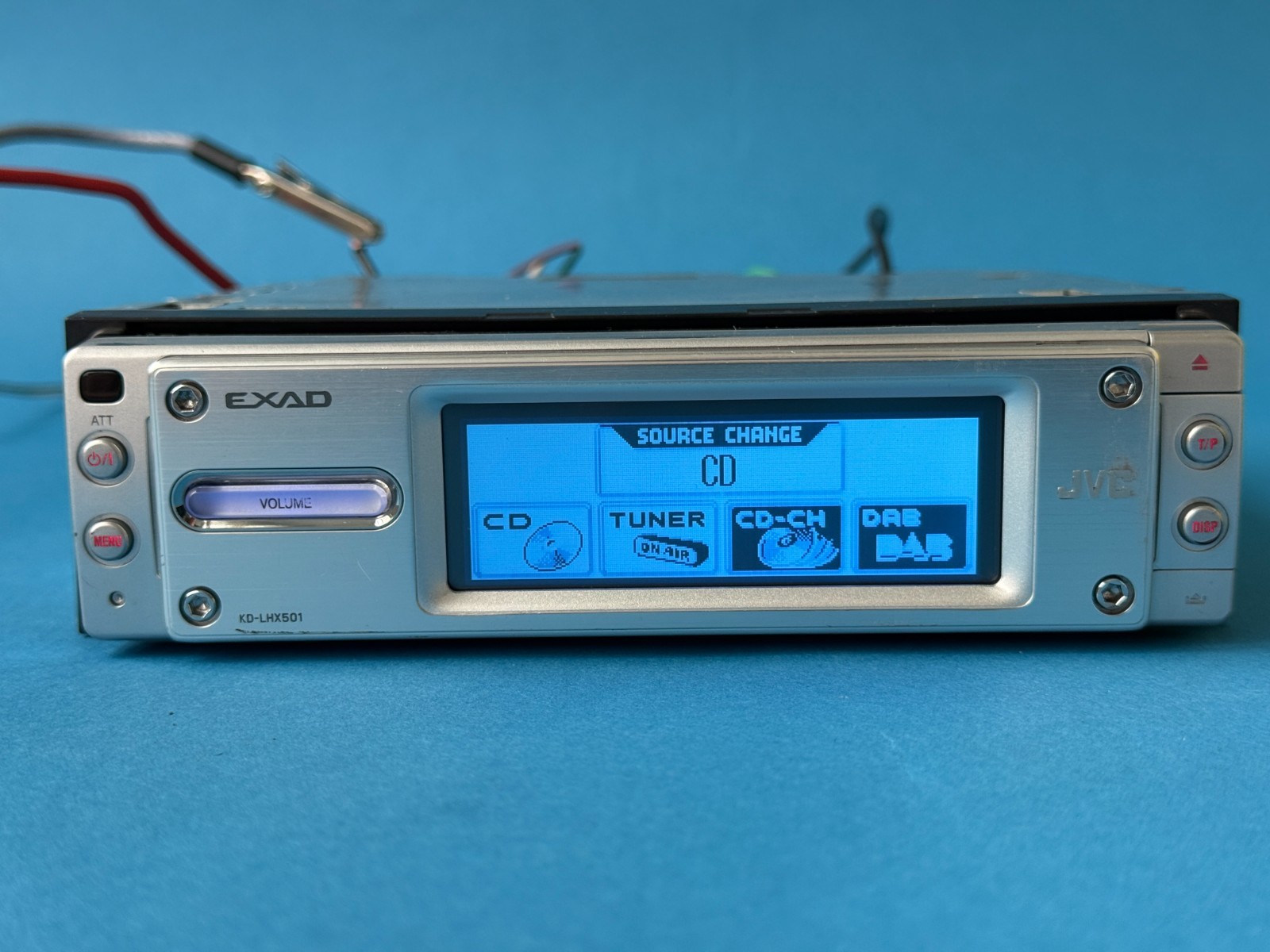 JVC KD-LHX501 Touchscreen Car Stereo CD MP3 Wma Receiver 1DIN Vintage Head Unit