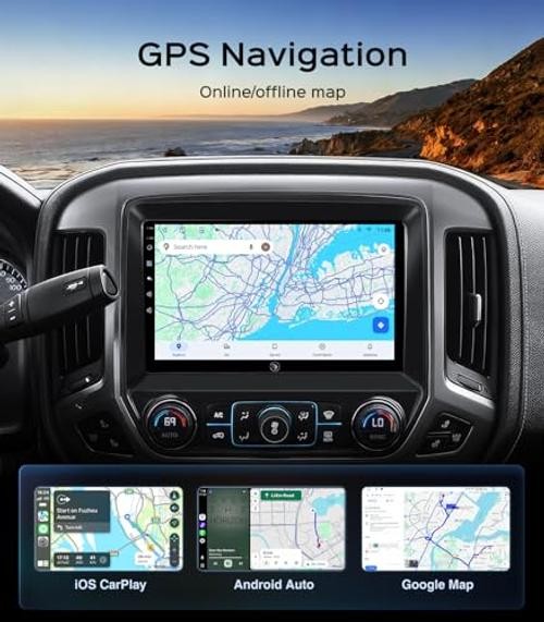 10″ 64G Car Stereo for GMC Sierra Chevy Silverado 2014 2015 2016 2017 2018 10.2