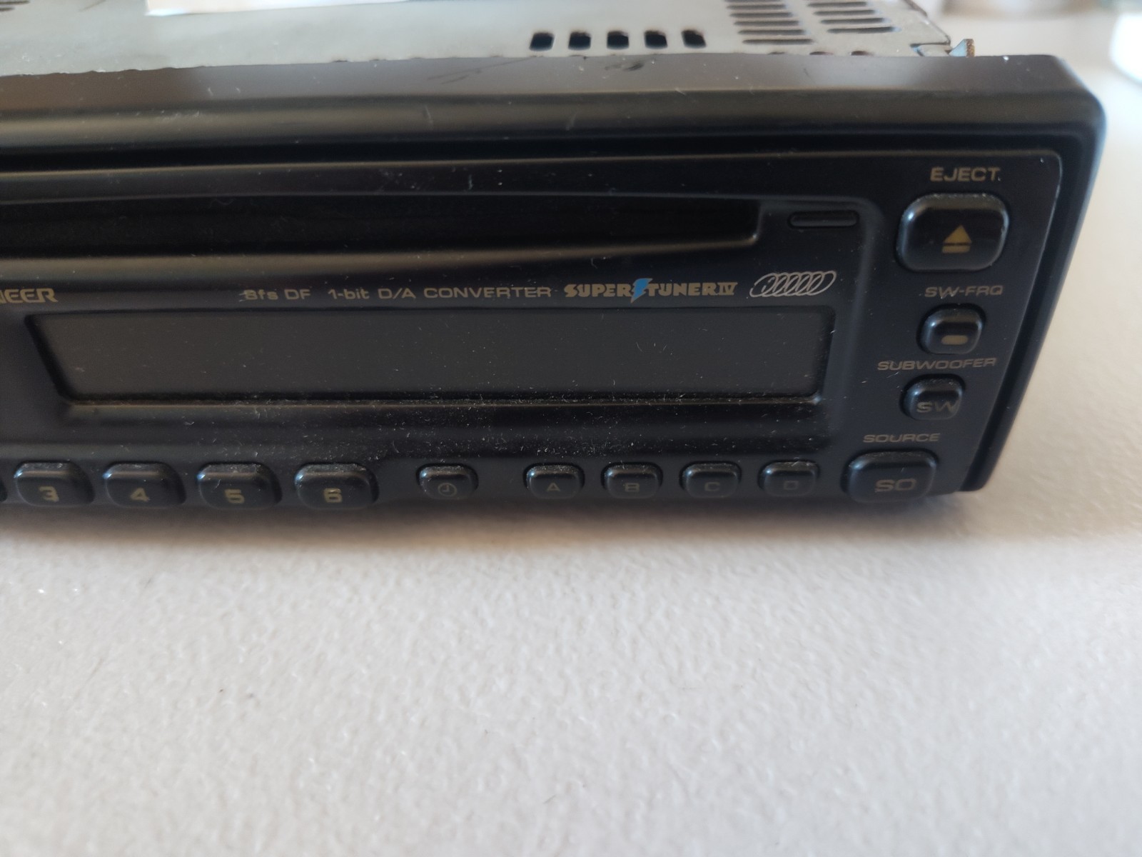 Pioneer Premier DEH-M77 DEH-M980 Cd Player Radio Vintage 1992 – Untested