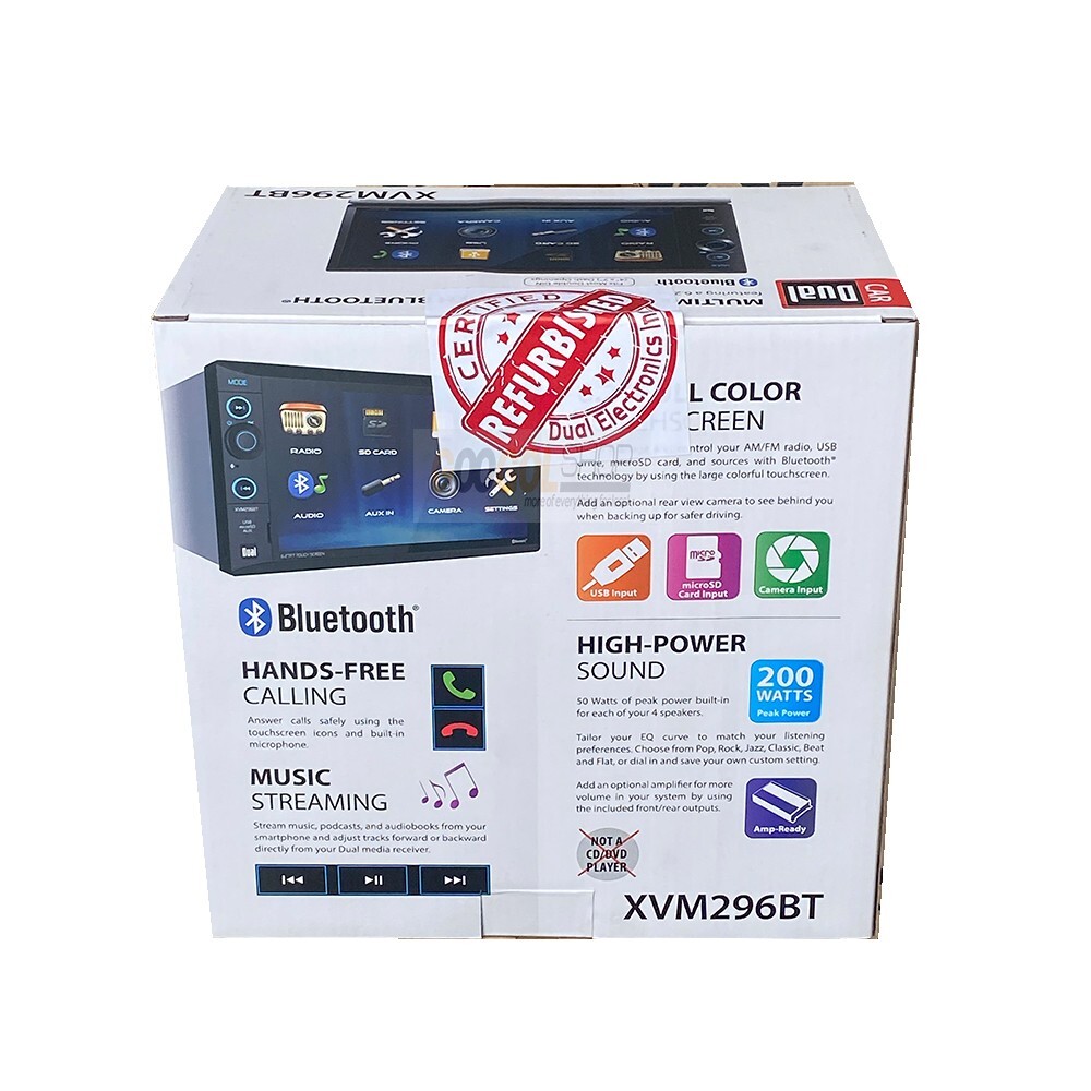 **REFURBISHED** DUAL XVM296BT Car Stereo Radio Dash Kit for 1999-2004 FORD F-150