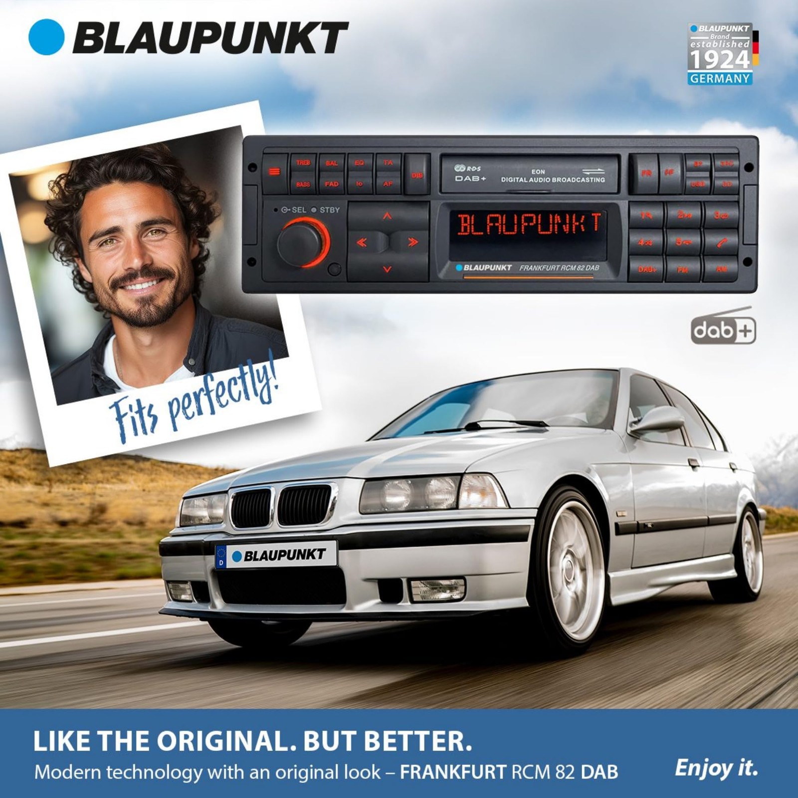 BLAUPUNKT Frankfurt RCM 82 DAB Radio with Bluetooth – Black