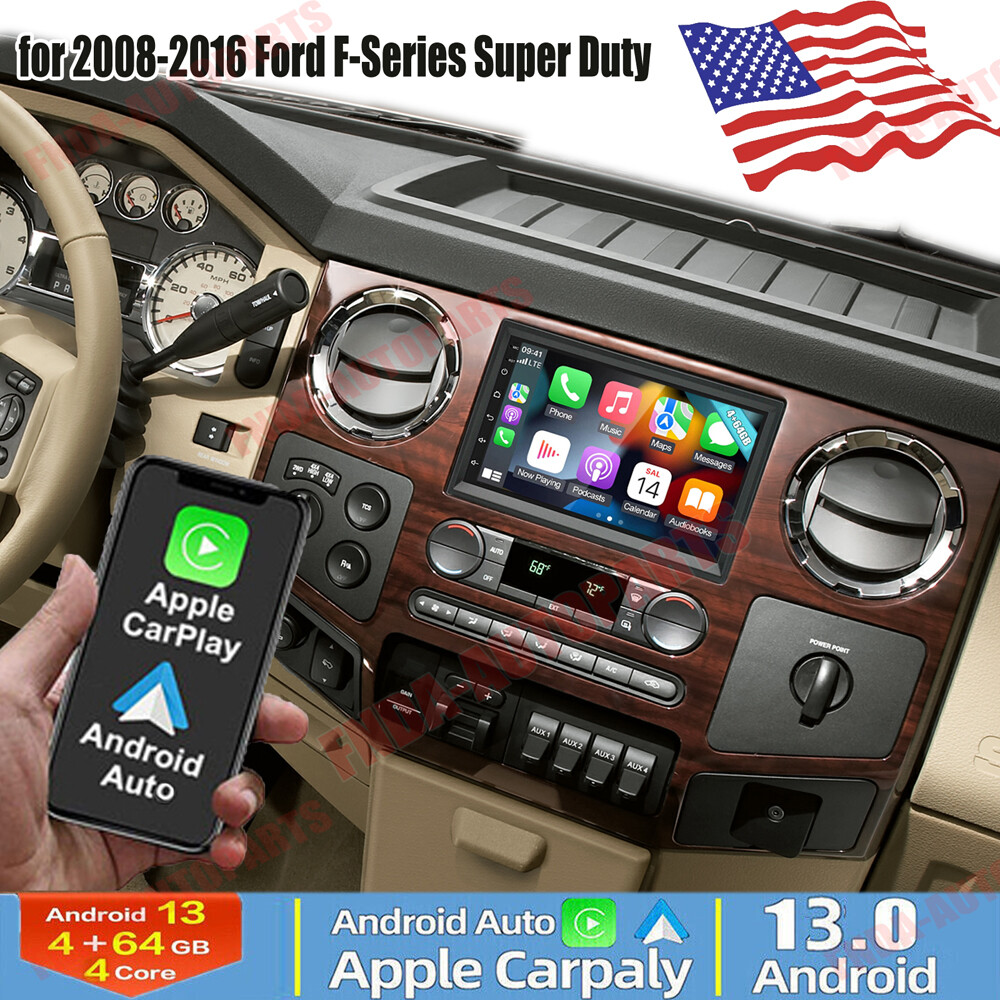 7″ Android 14 For Ford F-Series Super Duty 2008-2016 CarPlay Car Stereo Radio