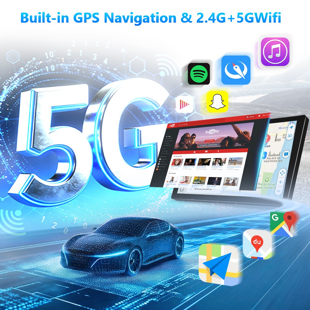 For Ford F-150 2009-2014 Apple Carplay Android 13 8Core Car Stereo Radio GPS FM