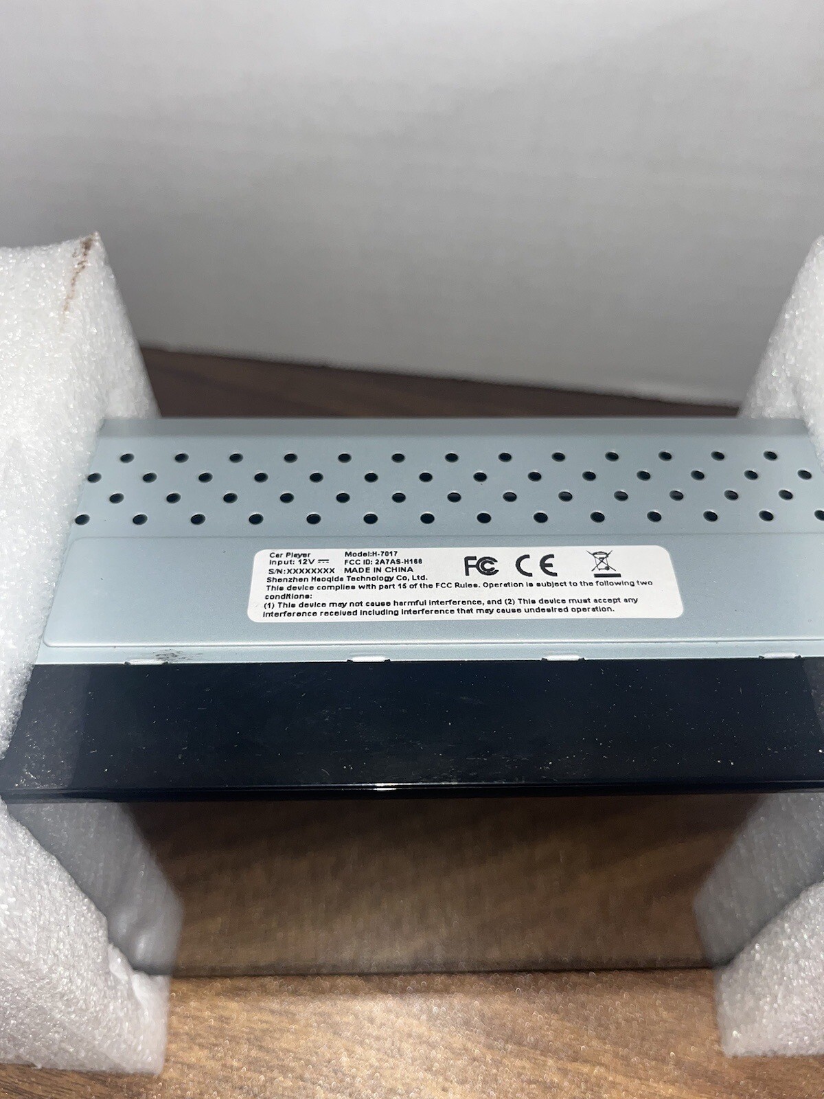 Shenzhen Haoqida Car Stereo Media Player (H-7017) 12V (178x100mm)