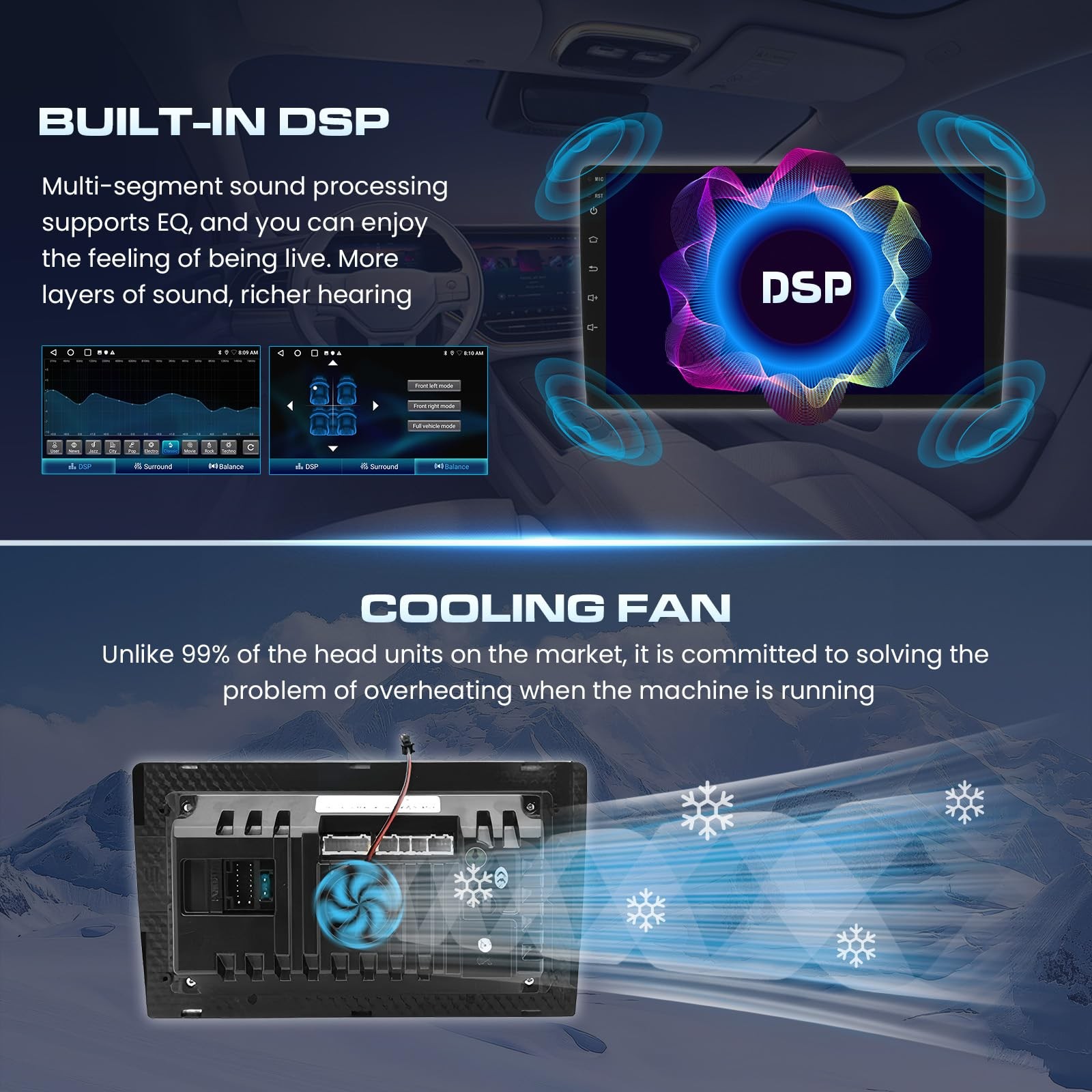 1280*800 Car Stereo Radio for Ford Focus 2005-2007 Carplay Screen Android Auto