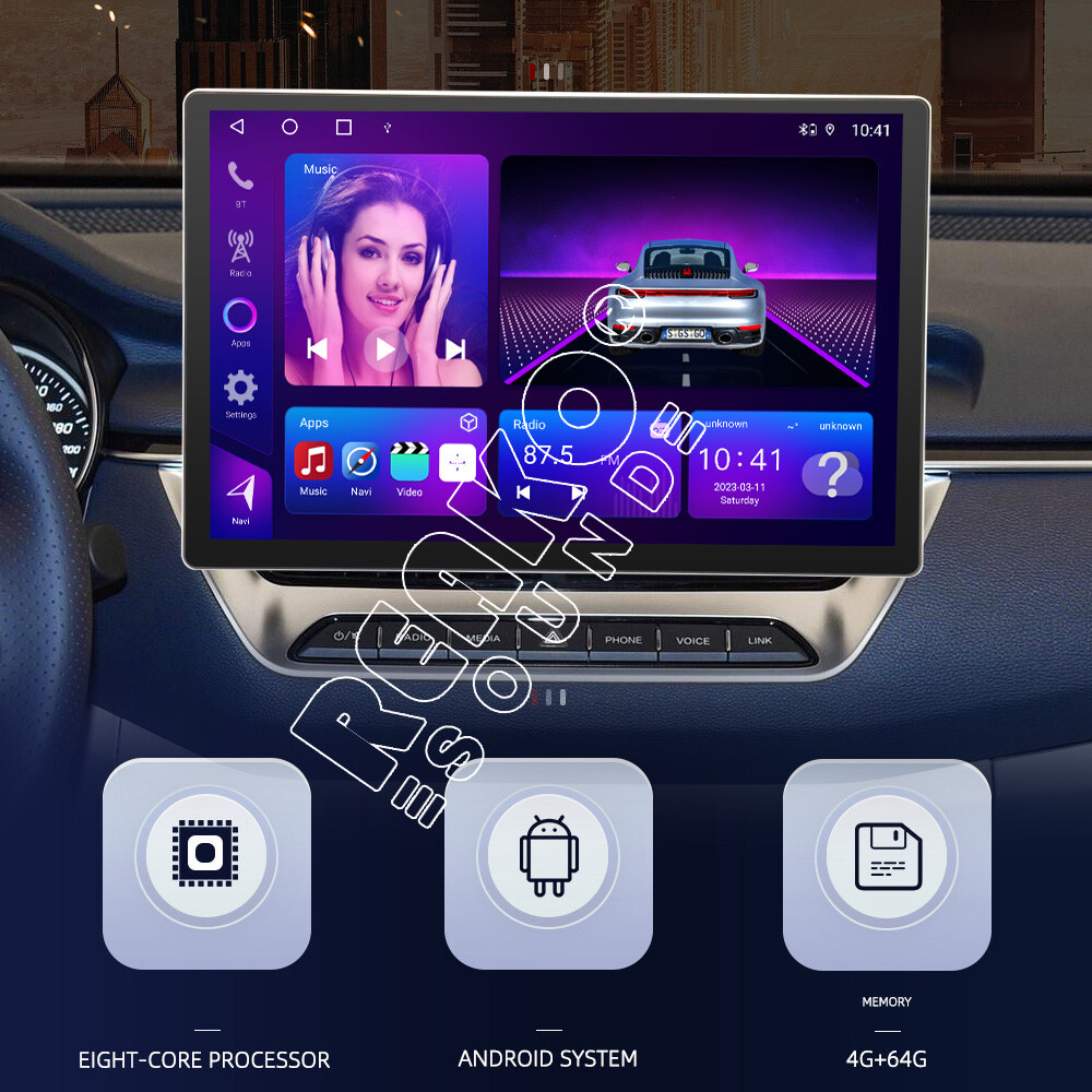 13.1”Android 8 CORE 6+128GB Car stereo Headunit DSP Apple Carplay 2K QLED GPS