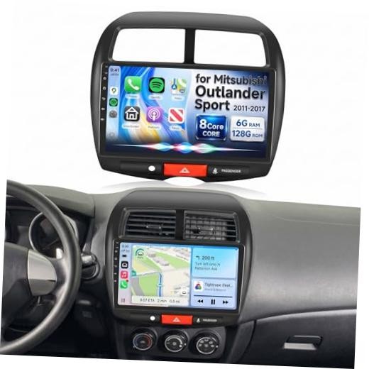 8Core 6G+128G 10″ Car Stereo for Mitsubishi Outlander Sport 2011 8 Core 6G+128G