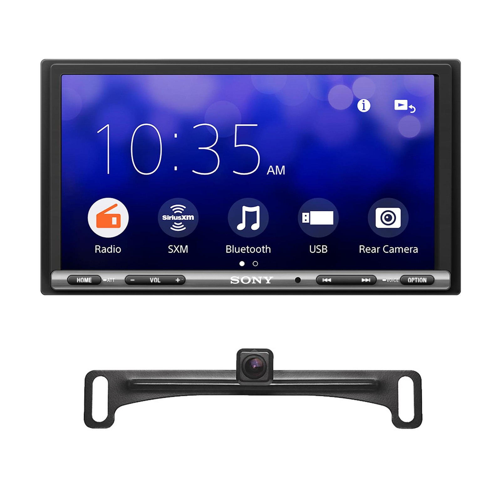 Sony XAV-AX3200 6.95″ Media Receiver with WebLink Cast and Safety First Backu…