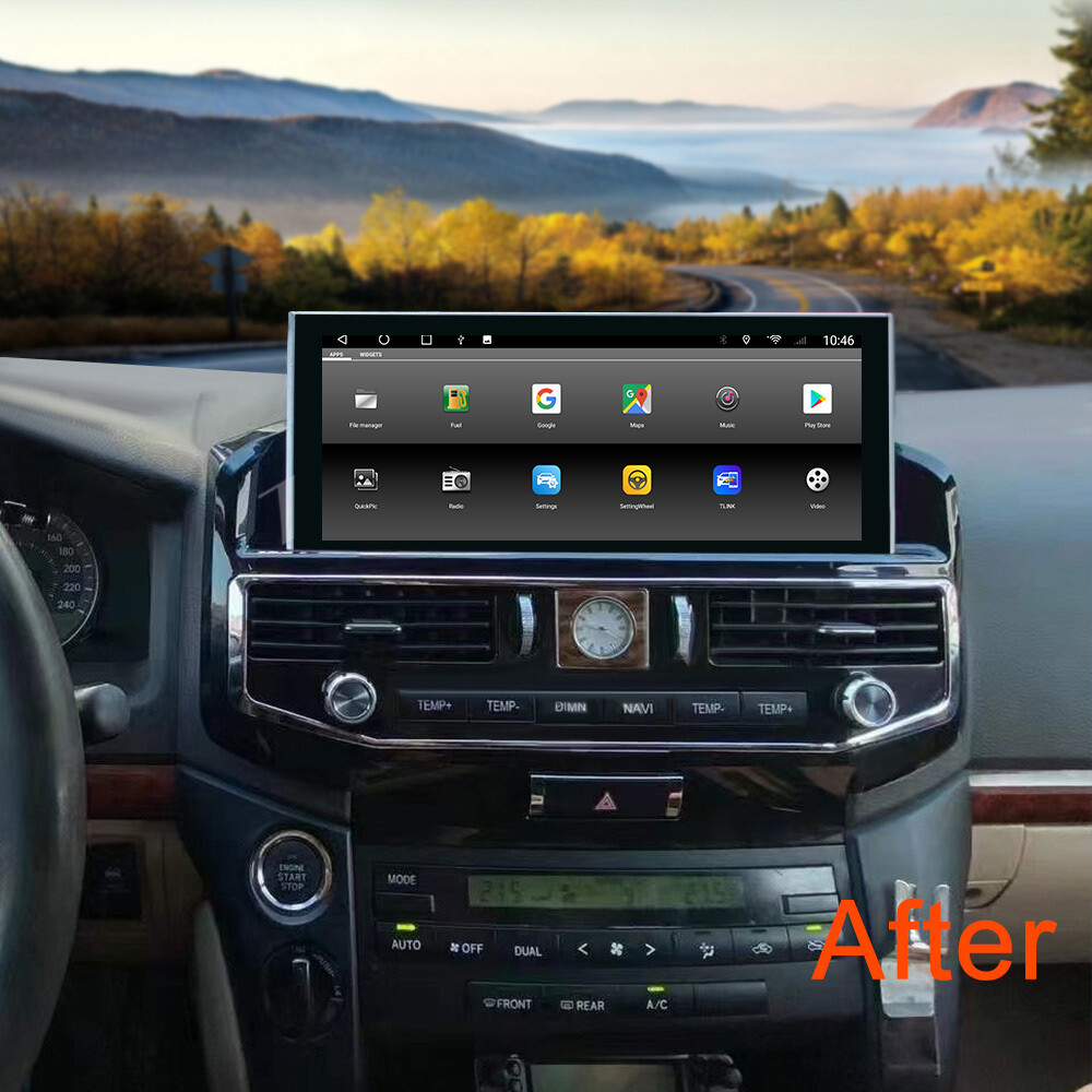 For TOYOTA LAND CRUISER 2008-2015 Car Stereo Radio Player GPS 4+64G Android 14.0