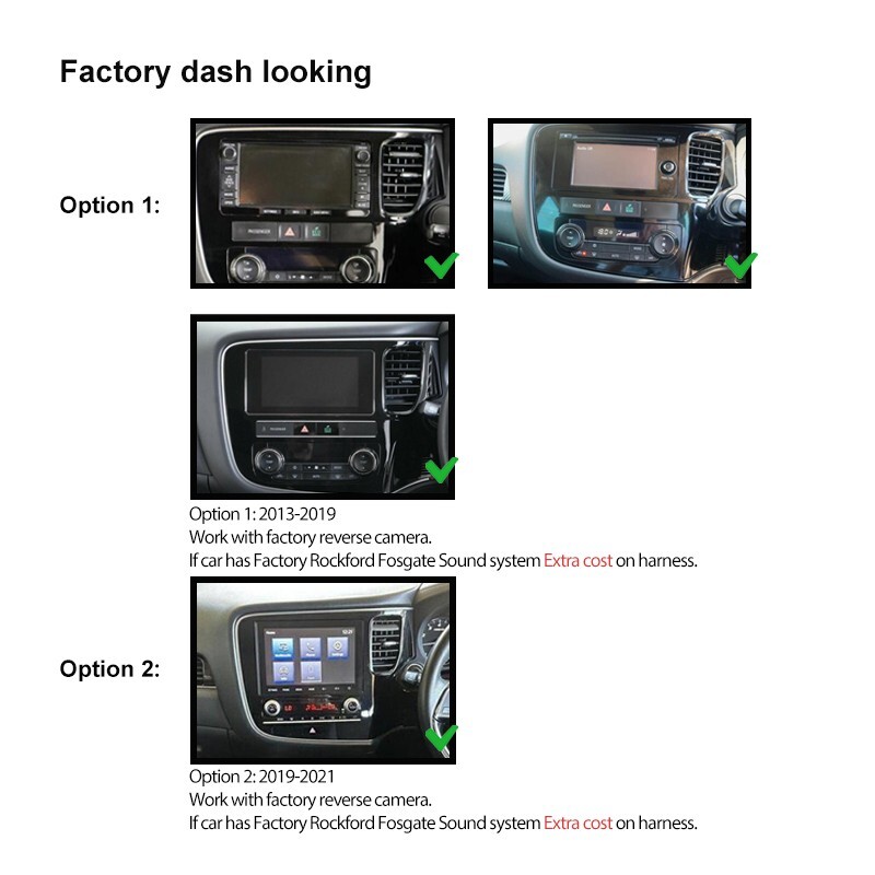 9″ Wireless CarPlay Android Auto Nakamichi BT For Mitsubishi Outlander 2013-21 O