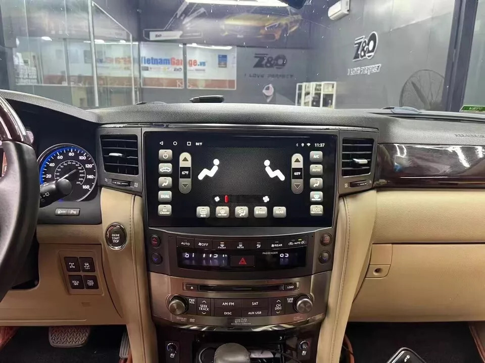 12.5″ Android Carplay Car Stereo Radio GPS Navi 4+32GB For 2007-2015 Lexus LX570