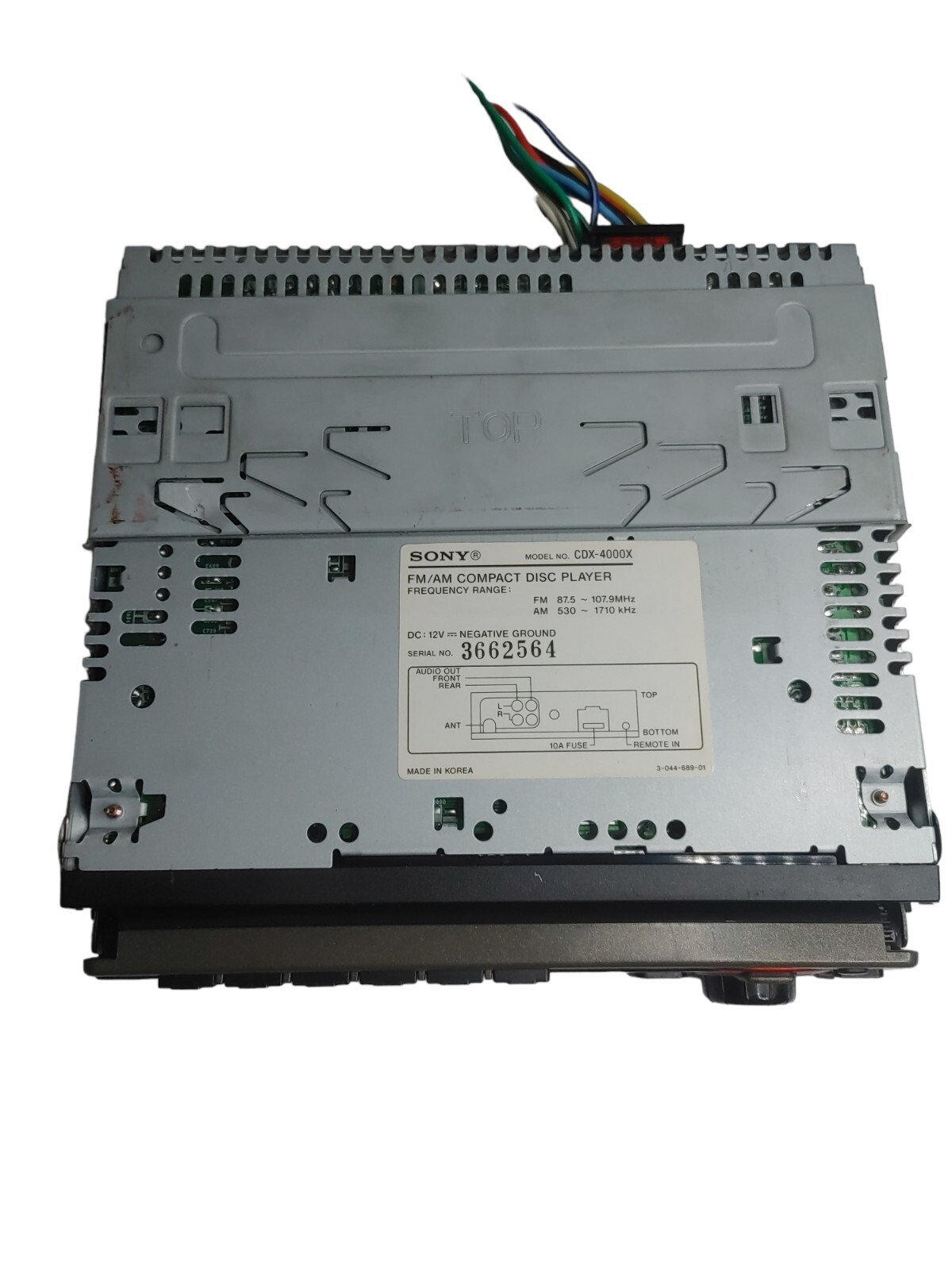 sony xplod CDX 4000X, 50wx4,