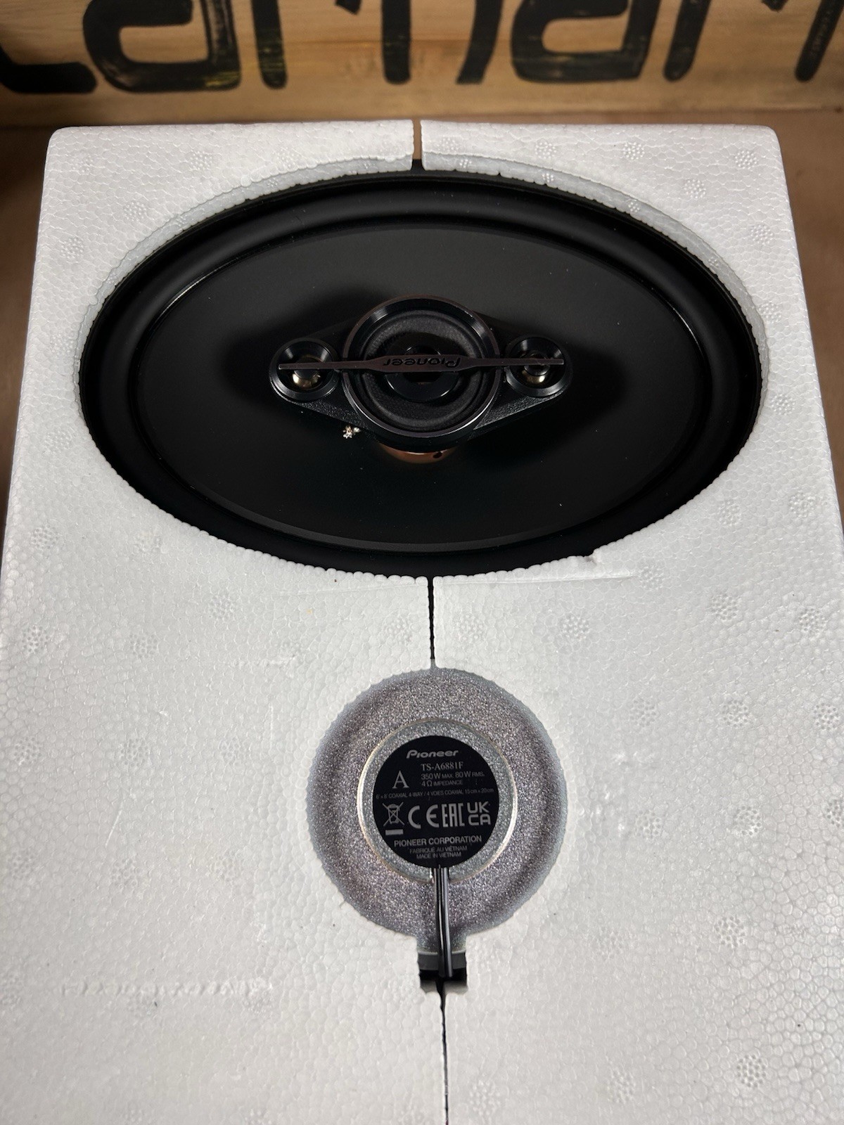 Pioneer TS-A6881F 350 Watt 6″ x 8″ 4-Way Coaxial Car Audio Speaker 6×8″ 5″ x 7″