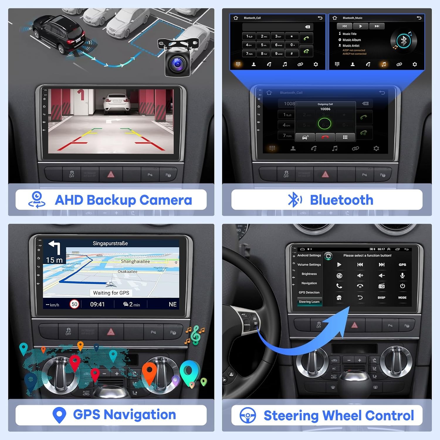 Android For 2003-2006 GMC Sierra 1500 2500 3500 CarPlay Car Radio GPS Navigation