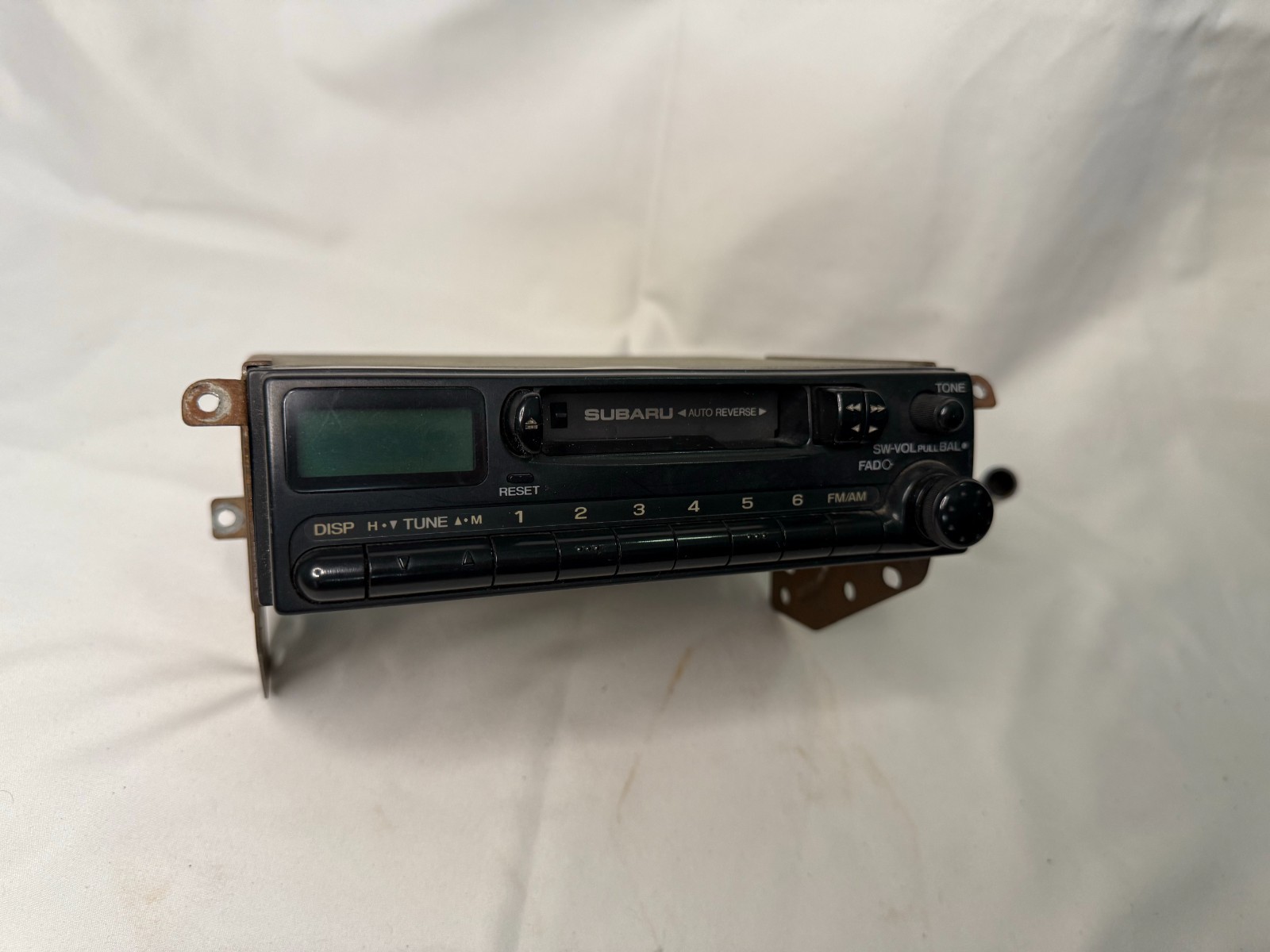 Subaru Sambar KS4 KV4 OEM AM/FM Radio Cassette Deck w/ Brackets 86201KC010